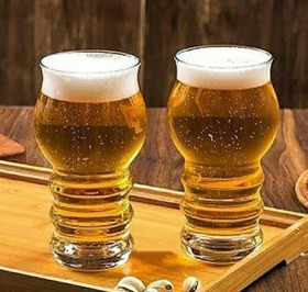 لیوان شیشهای مقاوم پاشاباغچه مدل لجر سری کرافت کد 420685 مناسب انواع نوشیدنیها
