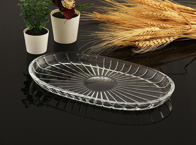 ظرف پذیرایی شفاف و لوکس پاشاباغچه مدل Elegant کد 54783 برای مهمانی و دورهمی