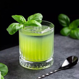 نیم لیوان پاشاباغچه مدل الیسا ست ۴ عددی با طراحی ساده و شفاف