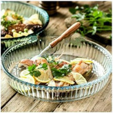 ظرف پیرکس مقاوم پاشاباغچه مدل گرد سری بورجام برای پخت و سرو غذا