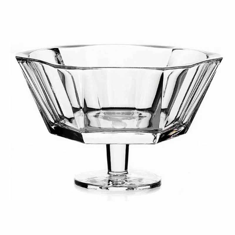 میوه‌خوری شفاف پایه‌دار پاشاباغچه مدل گریس کد 95460 برای دکور و پذیرایی