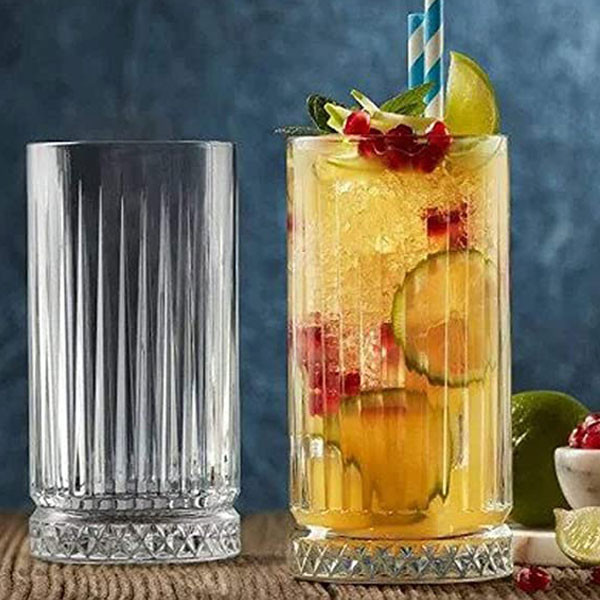 لیوان شیشهای پاشاباغچه Elysia برای سرو انواع نوشیدنی