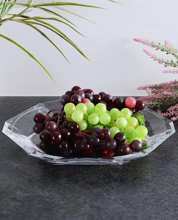 پیشدستی شفاف پاشاباغچه مناسب پذیرایی و سرو دسر مدل گریس ۶۸۲۱۷