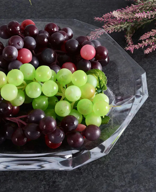 پیشدستی شیشهای گرد پاشاباغچه سری گریس ست ۶ عددی