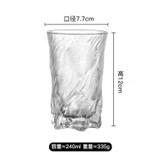 لیوان شیشهای شفاف بلند دلی گلس ست ۶ عددی مناسب آبمیوه و نوشابه