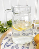 پارچ شیشهای مدل کار مناسب سرو آب، آبمیوه و نوشیدنی