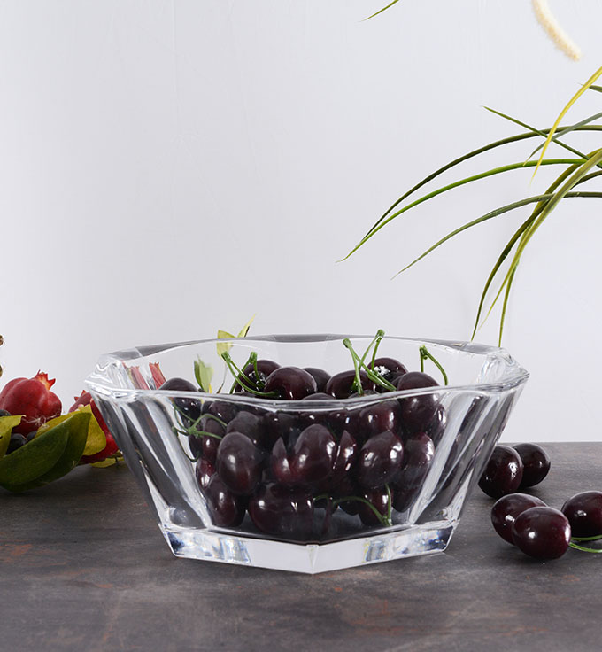 میوه خوری شیشه‌ای پاشاباغچه مدل گریس سری نود کد 68158 با طراحی شیک و مدرن