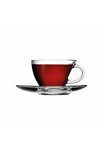 فنجان و نعلبکی پنگوئن پاشاباغچه کد 98396، بلور شفاف و مقاوم برای نوشیدنیهای گرم