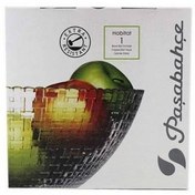 کاسه بلوری پاشاباغچه طرح حصیری مدل Habitat با انعکاس نور و طراحی مدرن و چشم‌نواز