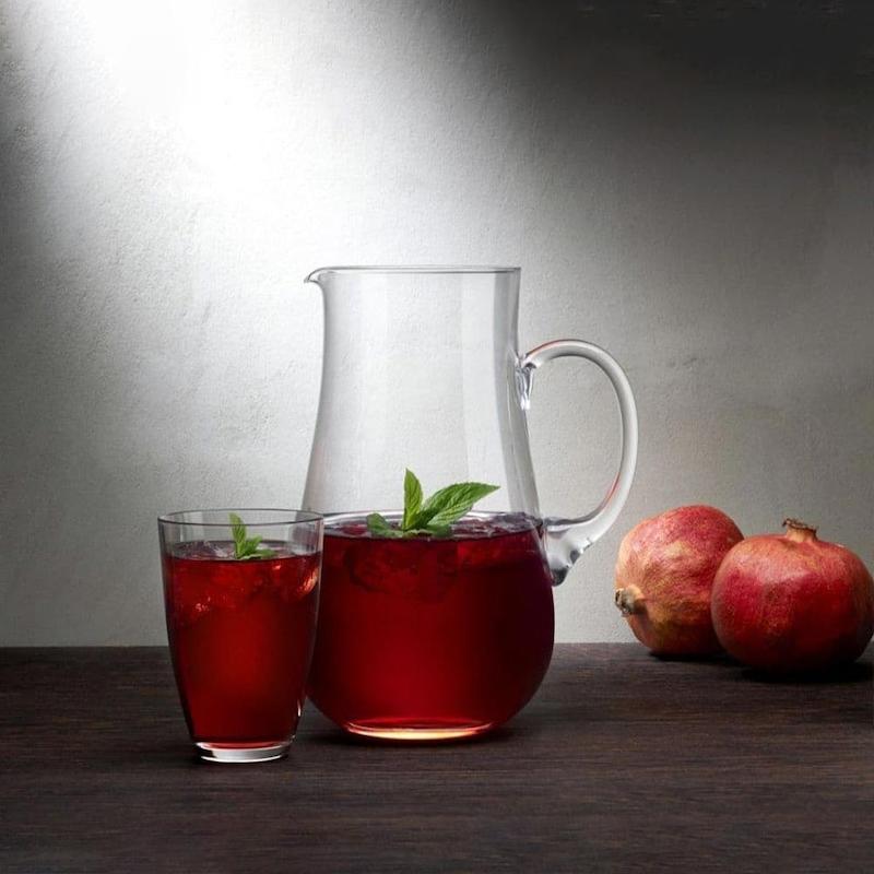 ست 7 پارچه پارچ و لیوان پاشاباغچه مدل آکوا شفاف و مقاوم برای سرو نوشیدنی