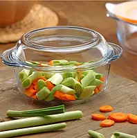 ظرف شیشهای پاشاباغچه سری BORCAM کد 59023 مقاوم و شفاف برای پخت و سرو غذا