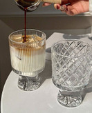 دسرخوری شفاف و لوکس DELI GLASS با طراحی مدرن و تراشهای خاص