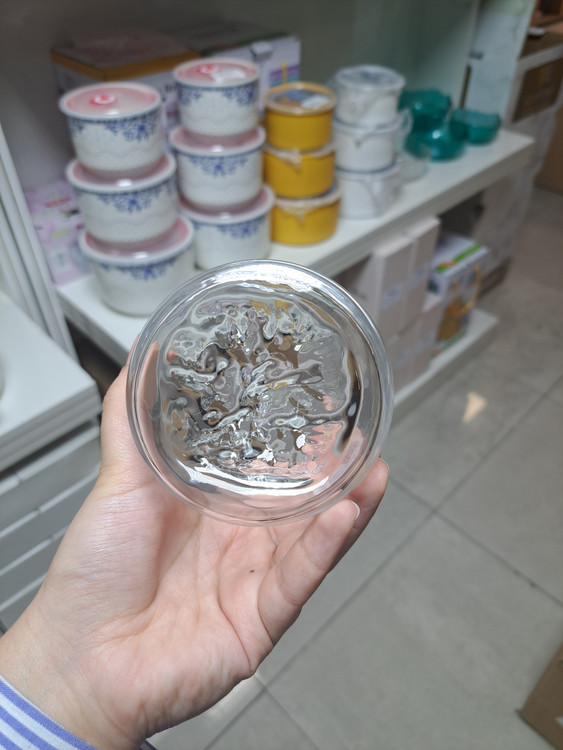 نیم لیوان کریستالی طرح کوه یخ برند Deli Glassware – مناسب پذیرایی لوکس و نوشیدنیهای سرد