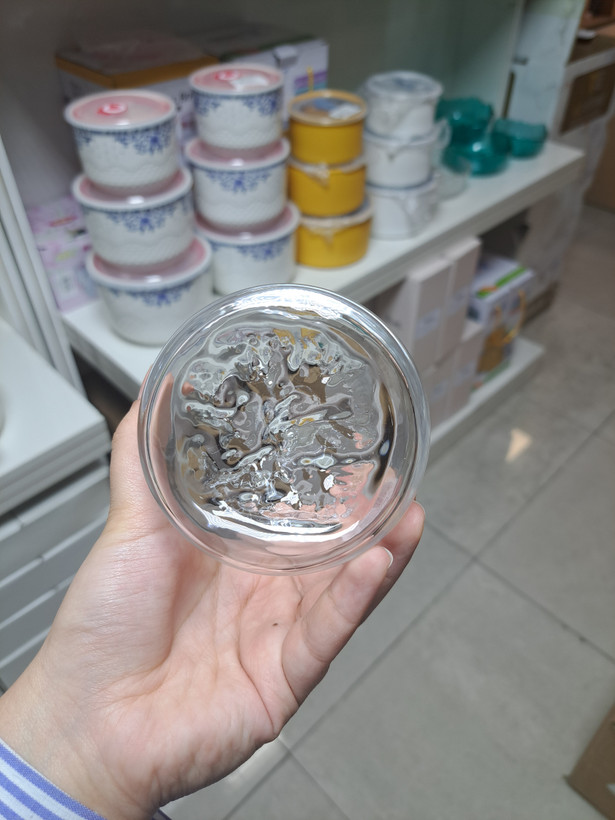 نیم لیوان کریستالی طرح کوه یخ برند Deli Glassware – مناسب پذیرایی لوکس و نوشیدنیهای سرد