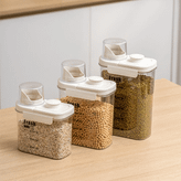 1. بانکه اکریلیک نشکن FRESH BOX – شفاف و مقاوم، مناسب نگهداری حبوبات و پودر