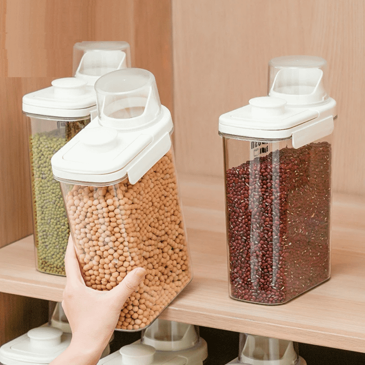 3. بانکه اکریلیک شفاف FRESH BOX در دو سایز ۱۲۰۰ و ۲۵۰۰ میلیلیتر