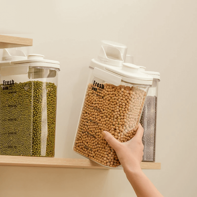 4. طراحی شیک و مدرن بانکه اکریلیک FRESH BOX – نگهداری مواد خوراکی بهصورت مرتب