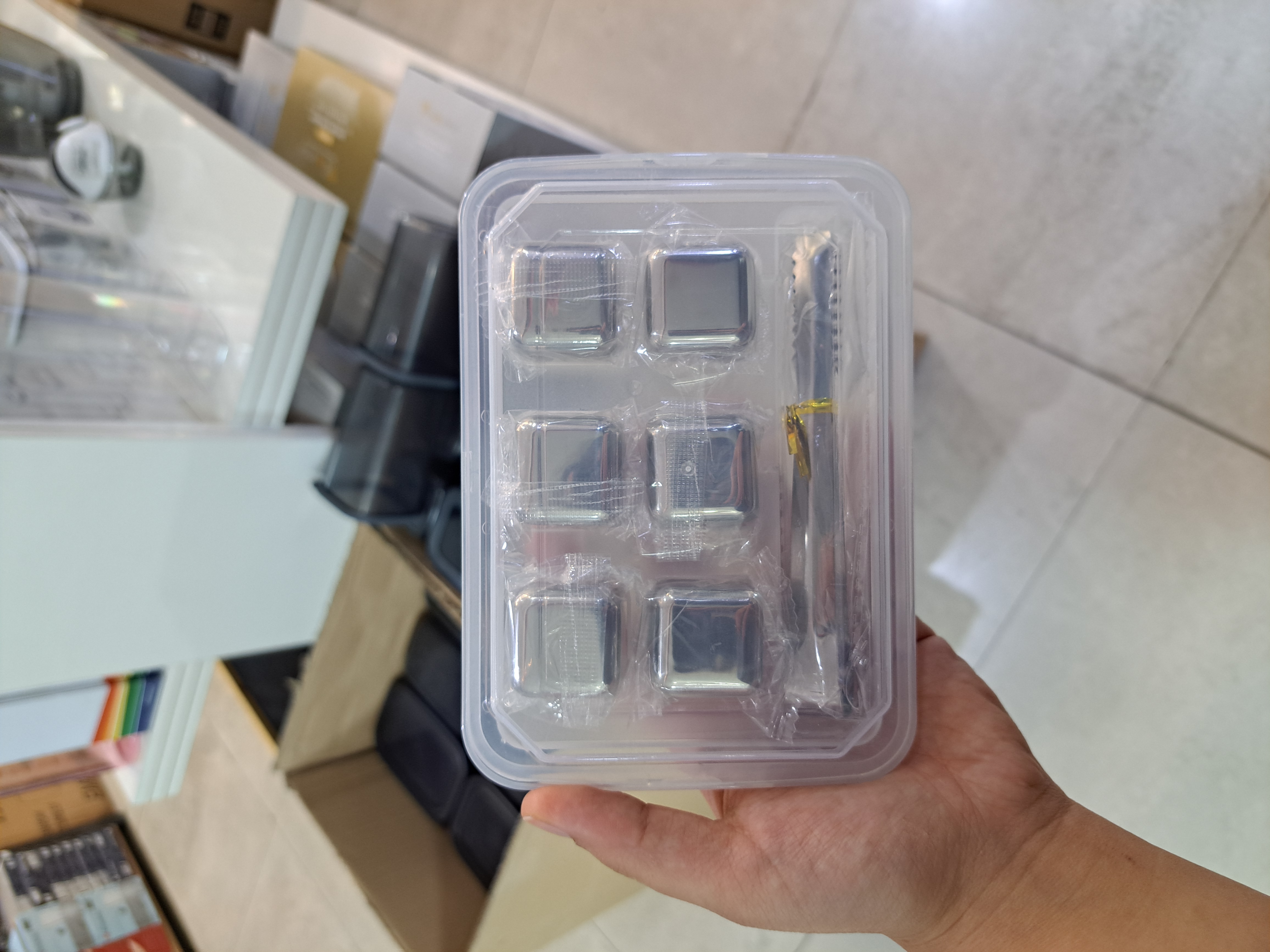 یخ‌های استیل خنک‌کننده نوشیدنی کد KIT-1137 با جنس بادوام