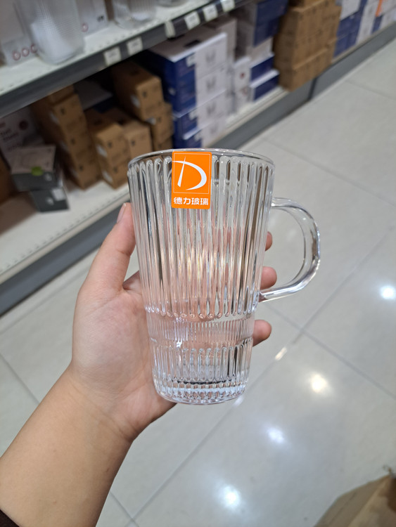 لیوان بلند Blooming برند Deli Glass با طراحی شیک و کاربردی مناسب مهمانی و کافیشاپ