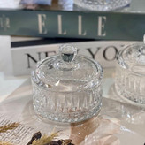 قندان بلور شفاف و درخشان برای پذیرایی