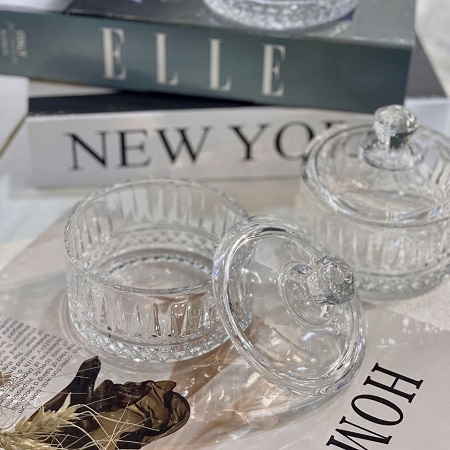 قندان بلور مناسب سرو چای و مهمانی