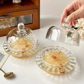 ظرف شیشهای سرو خوراکیها مدل Deli Glass