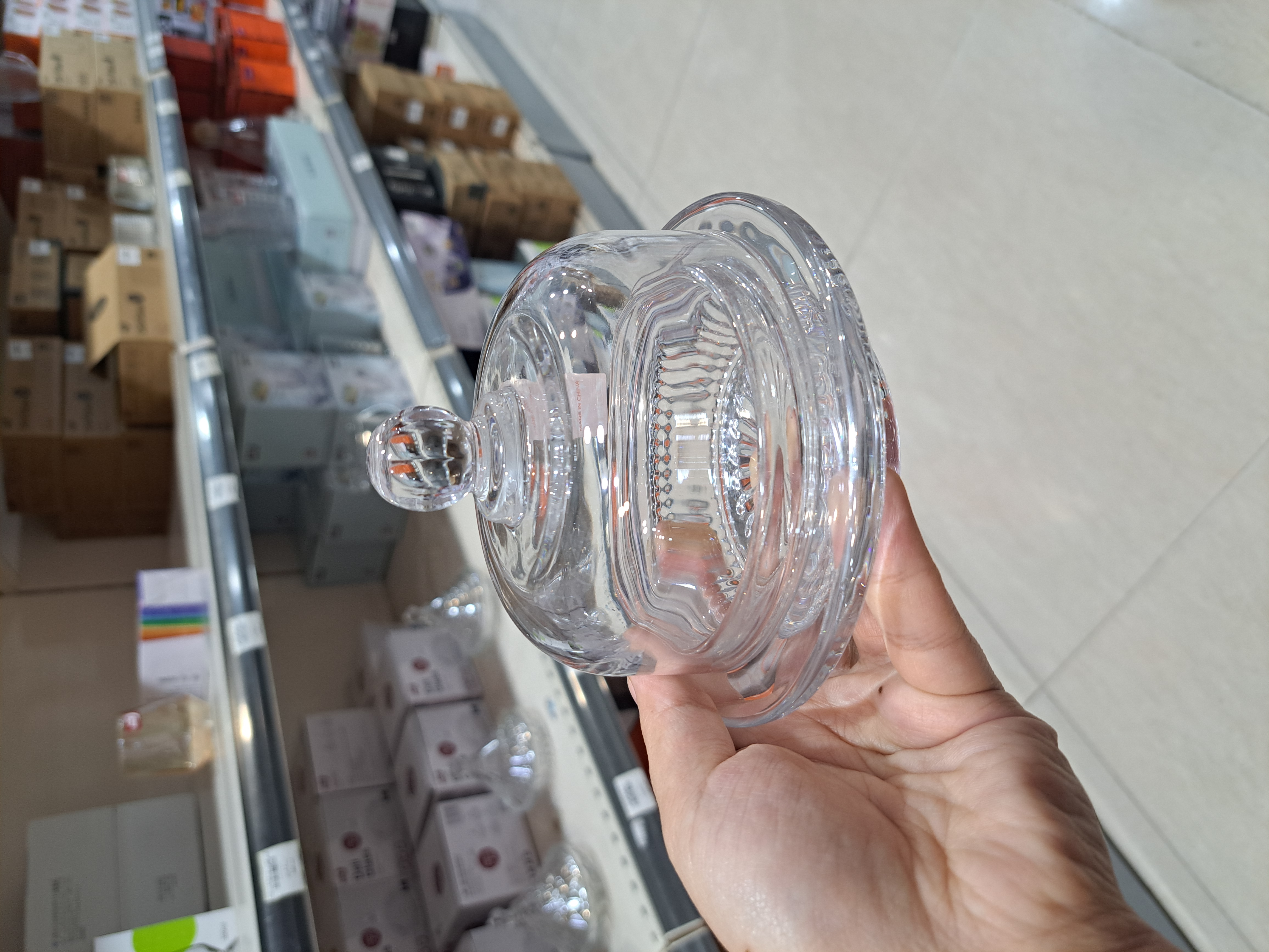 ظرف سرو شیشه‌ای Deli Glass مناسب عسل و مربا