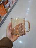 ست ۶ عددی لیوان دستهدار Deli Glass رنگ عسلی