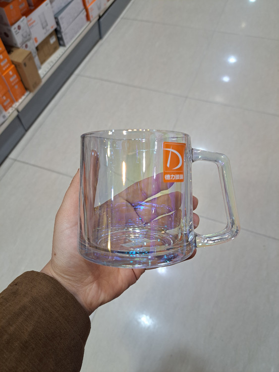 لیوان شیشهای رنگی خوشدست Deli Glass