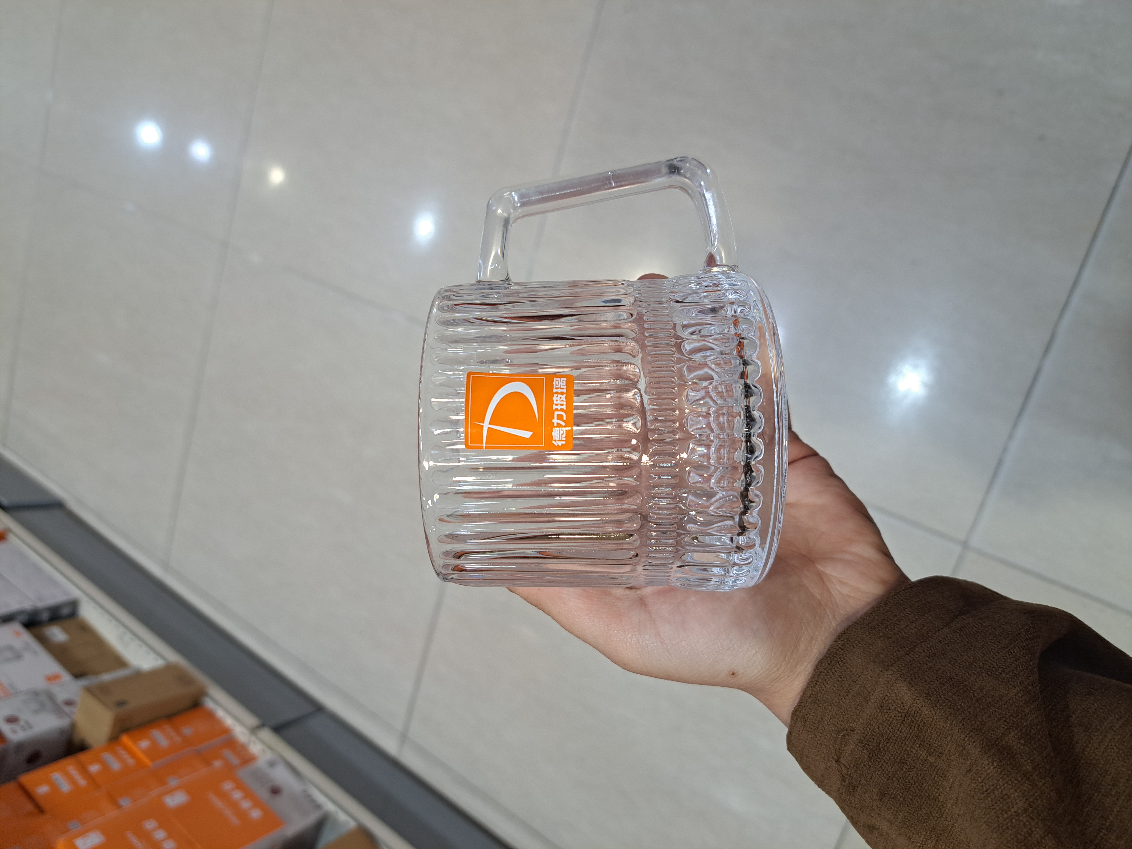 ست ۶ عددی لیوان شیشه‌ای رنگی با طراحی شیک