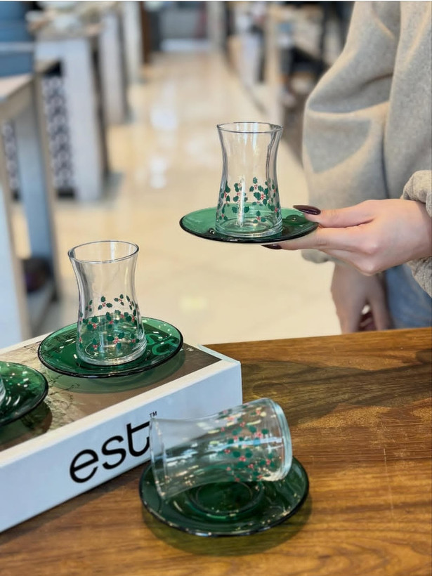 سرویس استکان نعلبکی پاشاباغچه مدل MERRY MIX