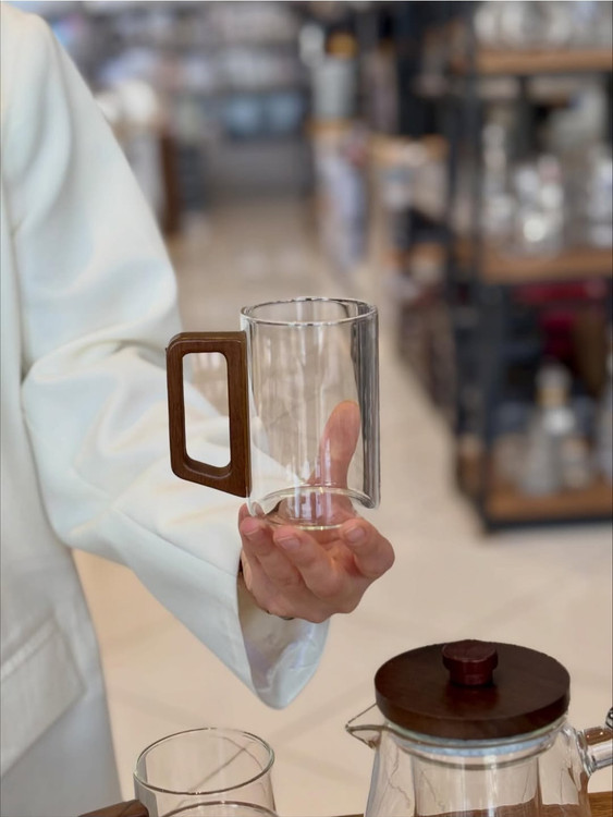 قوری پیرکس شفاف مناسب دمآوری چای