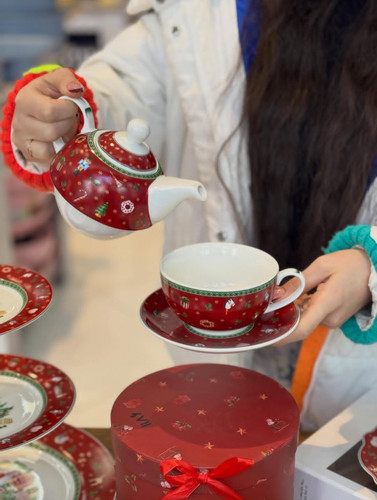 ست چایخوری کریسمسی شیک مدل KIT-1186