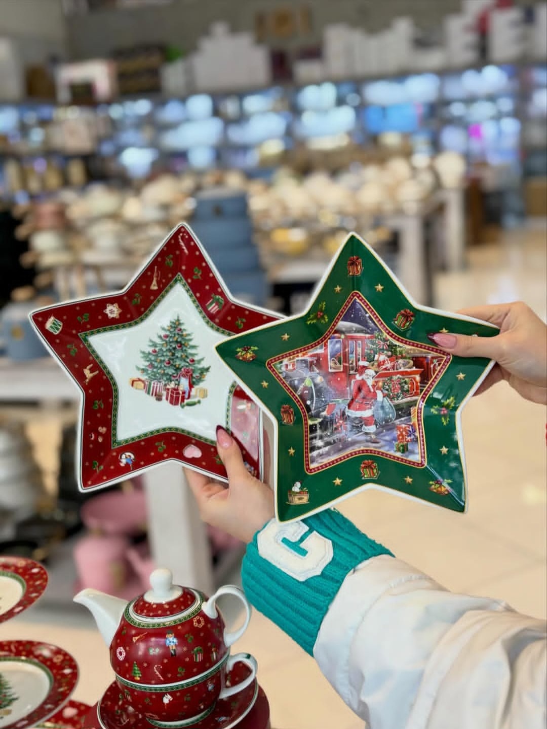 دیس ستاره‌ای مناسب پذیرایی کریسمس