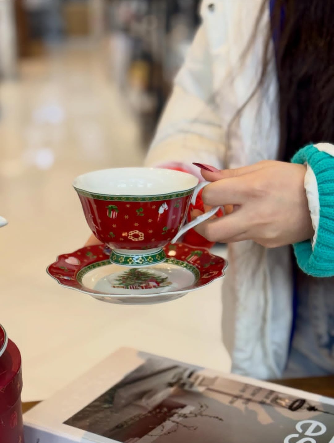 چایخوری تکی کریسمسی