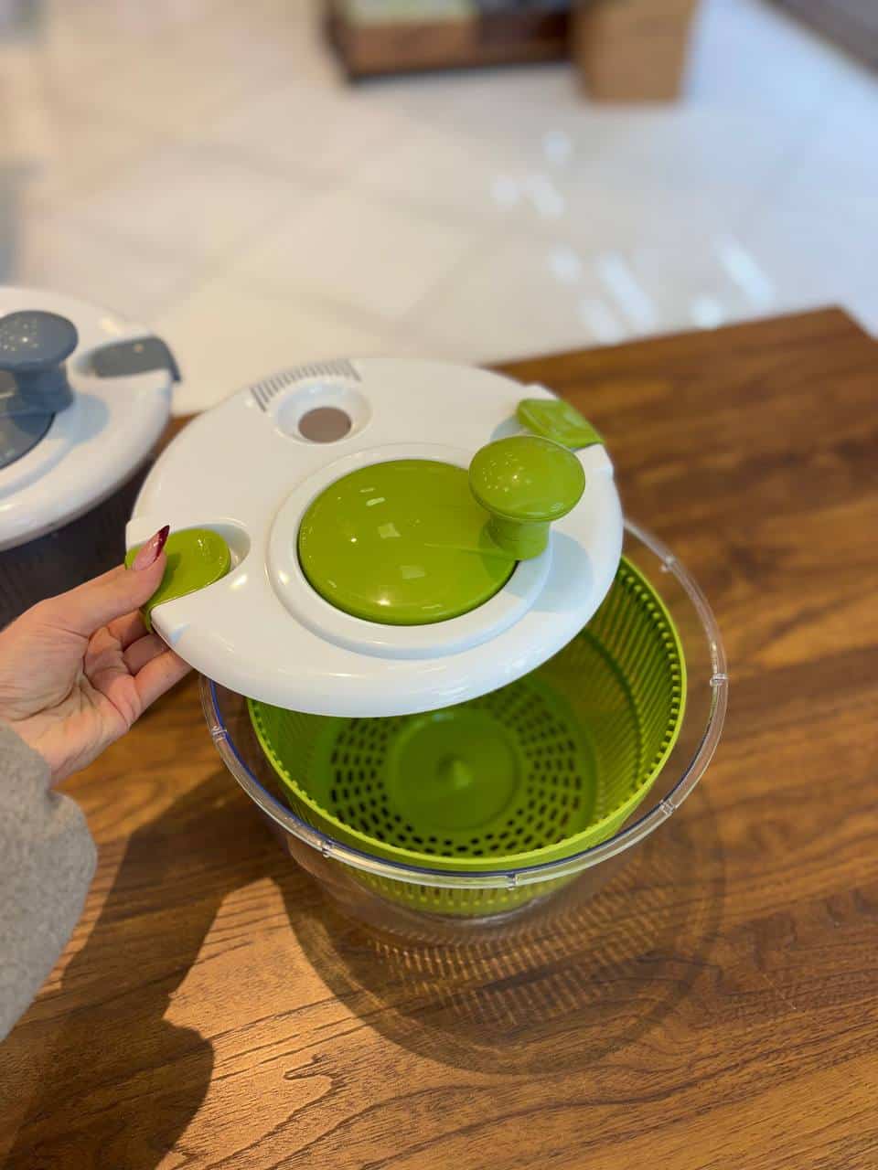 سبزی خشک‌کن 5 لیتری SALAD SPINNER در آشپزخانه