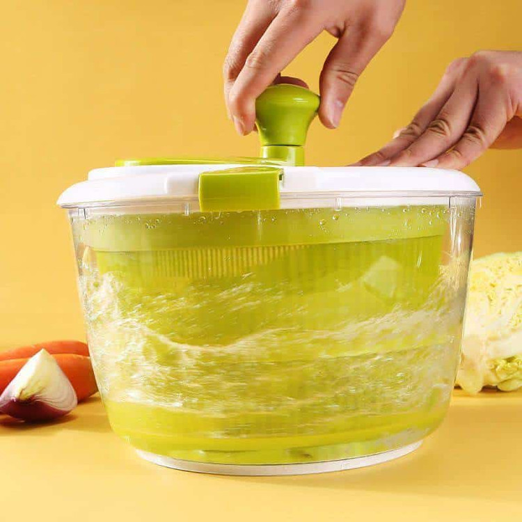 سبزی خشککن SALAD SPINNER با طراحی مدرن و شیک