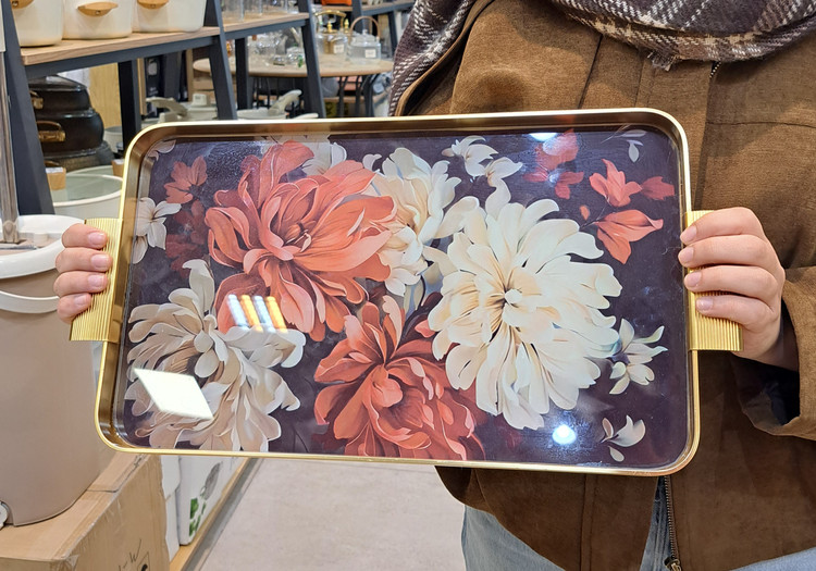 سینی پذیرایی LA NATURA مدل AROW مناسب میز پذیرایی