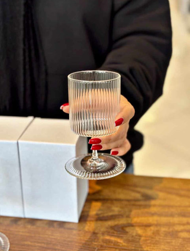 دسرخوری پیرکس شیاردار ۳ عددی وارداتی