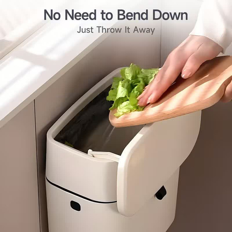 سطل زباله کابینتی GARBAGECAN بازشو بالا و پایین