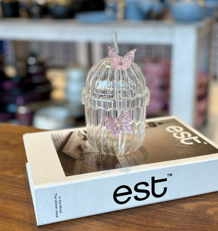 لیوان اسموتی شفاف برای نوشیدنی سرد