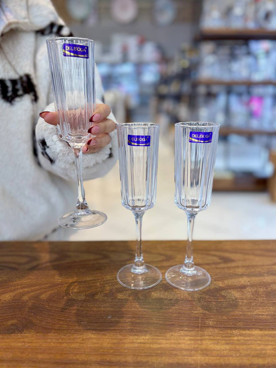 ست 4 عددی دسرخوری DELI GLASS مدل 1159