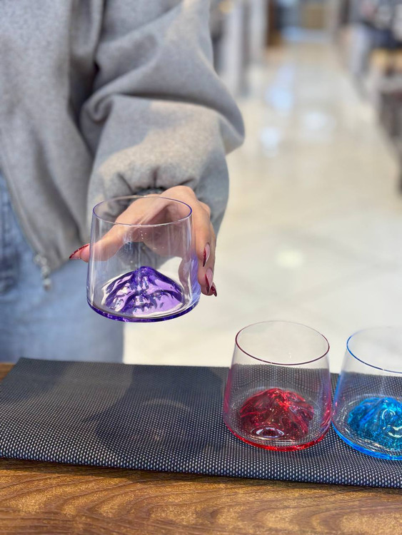 ست 6 عددی نیم لیوان کوه یخ- ارتفاع 7 سانتی متر و قطر دهانه 7 سانتی متر