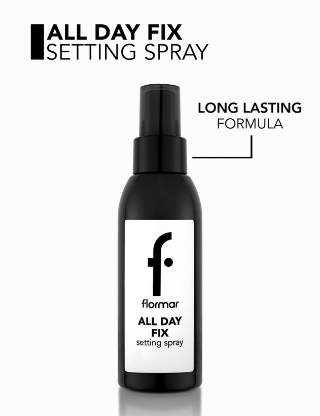 اسپری تثبیت آرایش Flormar با جلوه درخشان