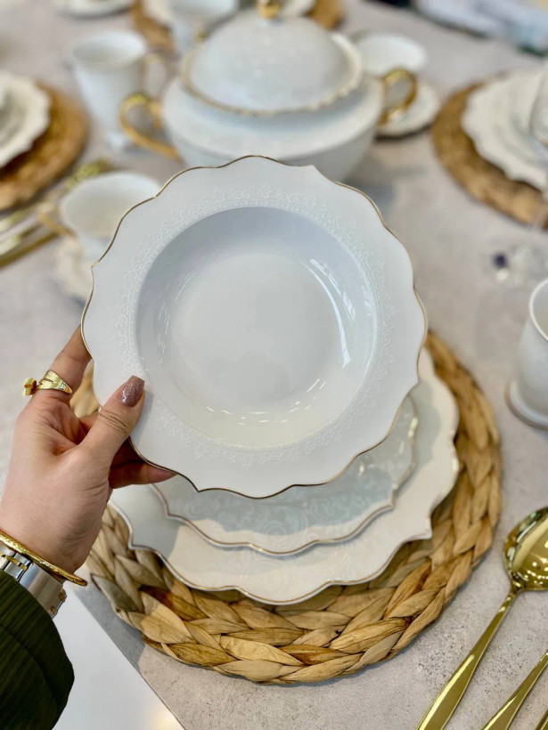 سرویس چینی Bone China ترکیه با طراحی کلاسیک و لوکس