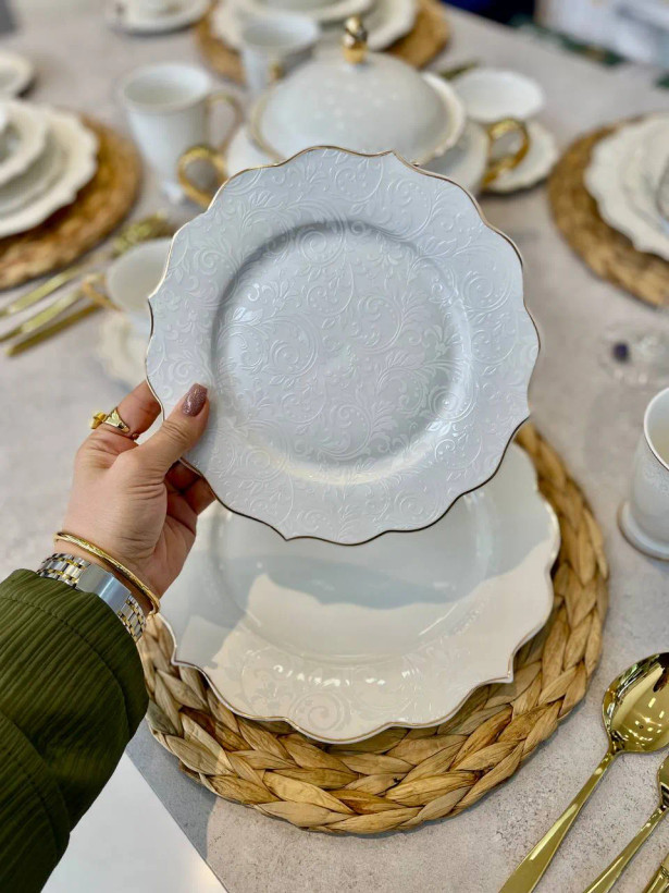سرویس پذیرایی کامل KITCHEN ART شامل بشقاب و پیاله
