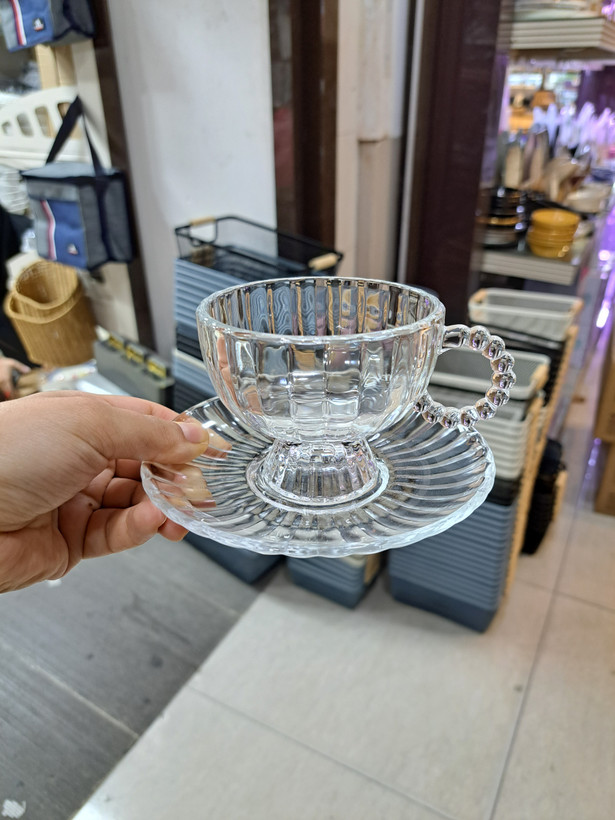 سرویس چایخوری شیشهای ۶ نفره