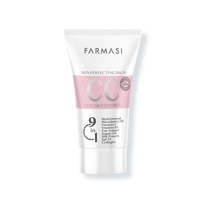 کرم پودر CC فارماسی 50 میل با پوشش طبیعی و SPF 25